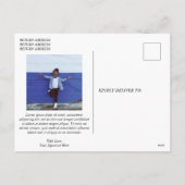 Elegant Script Foto Vrolijk Kerstfeest Feestdagenkaart (Achterkant)