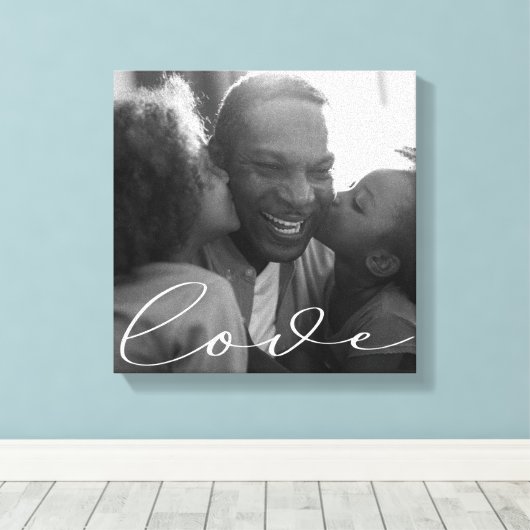 Elegant script | Fotocanvas afdrukken (Insitu (Houten vloer))