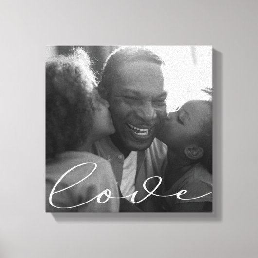 Elegant script | Fotocanvas afdrukken (Voorkant)