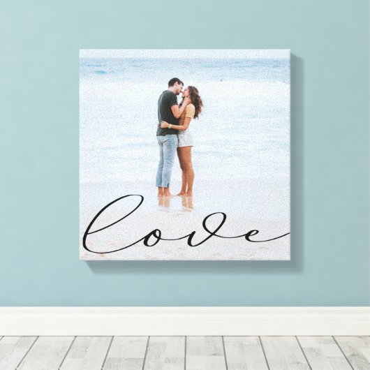 Elegant script | Fotocanvas afdrukken (Insitu (Houten vloer))