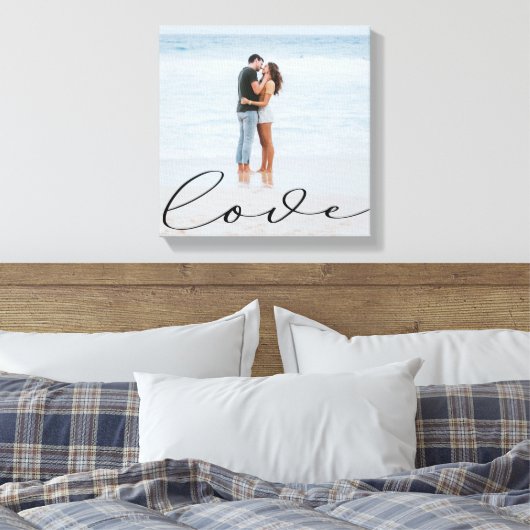 Elegant script | Fotocanvas afdrukken (Insitu (Slaapkamer))