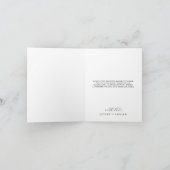 Elegant Script-fotosjabloon Fort Dank je creditcar Bedankkaart (Binnen)