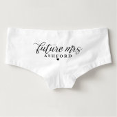 Elegant Script Future Mrs Achternaam Slip (Achterkant)