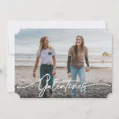 Elegant Script Galentine's Day Flat Photo Card Feestdagenkaart (Voorkant)