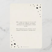 Elegant Script Galentine's Day Folie Fotokaart Feestdagenkaart (Achterkant)