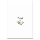 Elegant script gastennamen script bruiloft kaart (Achterkant)