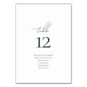 Elegant script gastennamen script bruiloft kaart (Voorkant)