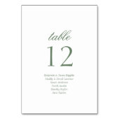 Elegant script gastennamen script bruiloft kaart (Voorkant)