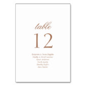 Elegant script gastennamen script bruiloft kaart (Voorkant)