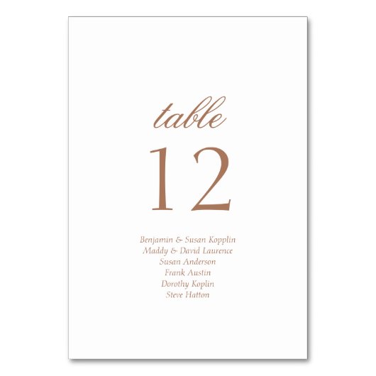 Elegant script gastennamen script bruiloft kaart (Voorkant)