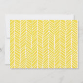 Elegant Script Geel Photo Afstuderen Aankondiging (Achterkant)