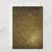 Elegant script gold faux folie Foto Save the Date Kaart (Achterkant)