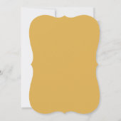 Elegant Script Gold Floral Vrijgezellenfeest Emera Kaart (Achterkant)