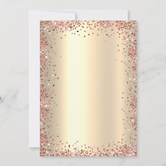 Elegant Script Gold Foil 50ste bruiloft Jubileum Kaart (Achterkant)