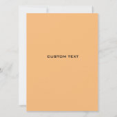 Elegant Script Gold Glitter Accent Bruiloft Kaart (Achterkant)