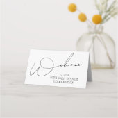 Elegant Script Gold Wax Stamp Event Table Number Plaatskaartje (Voorkant)