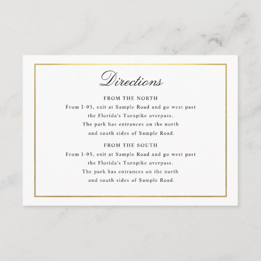 Elegant script goud en rand bijlage (Achterkant)