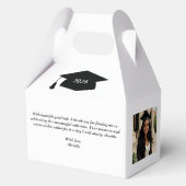 Elegant Script Graduation Thank You Photo Bedankdoosjes (Achterkant)