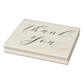 Elegant script groot bedankt rubberstempel (Stempel)