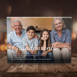 Elegant Script Grootouders Leuk Definitie Fotoblokken