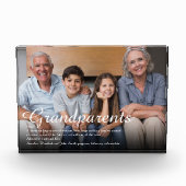 Elegant Script Grootouders Leuke Definitie Fotoblokken (Voorkant)