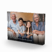 Elegant Script Grootouders Leuke Definitie Fotoblokken (Rechts)