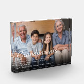 Elegant Script Grootouders Leuke Definitie Fotoblokken (Links)