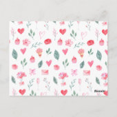 Elegant Script Happy Galentine's Day Photo Briefkaart (Achterkant)