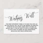 Elegant Script Honeymoon die het goed doet Informatiekaartje (Voorkant)