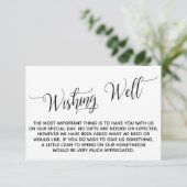 Elegant Script Honeymoon die het goed doet Informatiekaartje (Staand voorkant)