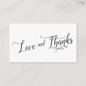 Elegant Script Honeymoon die het goed doet Informatiekaartje (Achterkant)