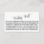 Elegant Script Honeymoon die het goed doet Informatiekaartje (Voorkant)