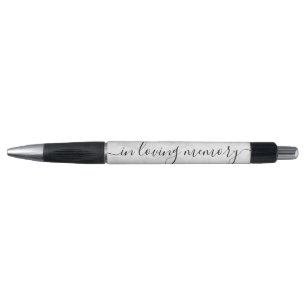 Elegant script in het liefhebben van geheugenmarme pen