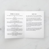 Elegant Script In Loving Memory Photo Memorial Programma (Binnen)