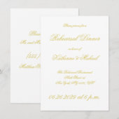 Elegant Script Island Citrus Trouwrepetitie Kaart (Voorkant / Achterkant)