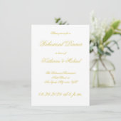 Elegant Script Island Citrus Trouwrepetitie Kaart (Staand voorkant)