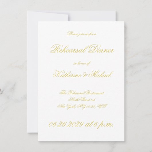 Elegant Script Island Citrus Trouwrepetitie Kaart (Voorkant)