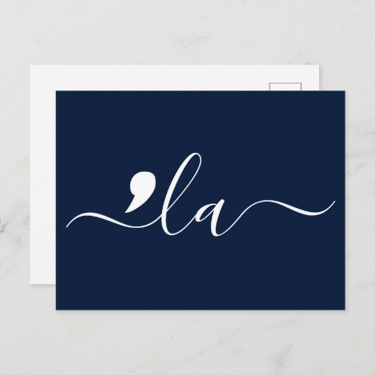 Elegant script Kamala Harris voor President Briefkaart (Voorkant / Achterkant)