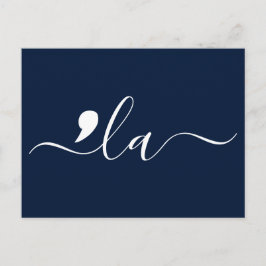 Elegant script Kamala Harris voor President Briefkaart