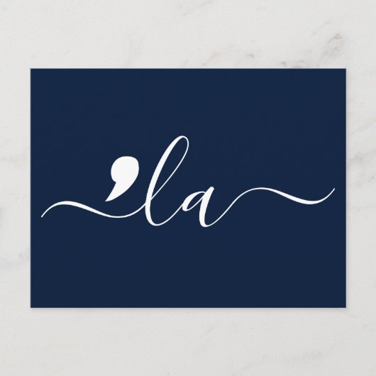 Elegant script Kamala Harris voor President Briefkaart (Voorkant)