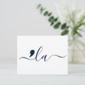 Elegant script Kamala Harris voor President Briefkaart (Staand voorkant)