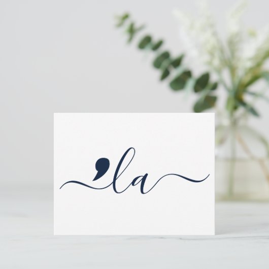 Elegant script Kamala Harris voor President Briefkaart (Staand voorkant)