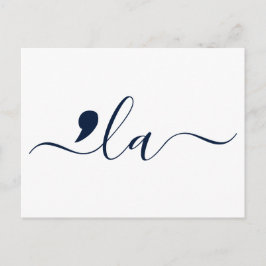 Elegant script Kamala Harris voor President Briefkaart