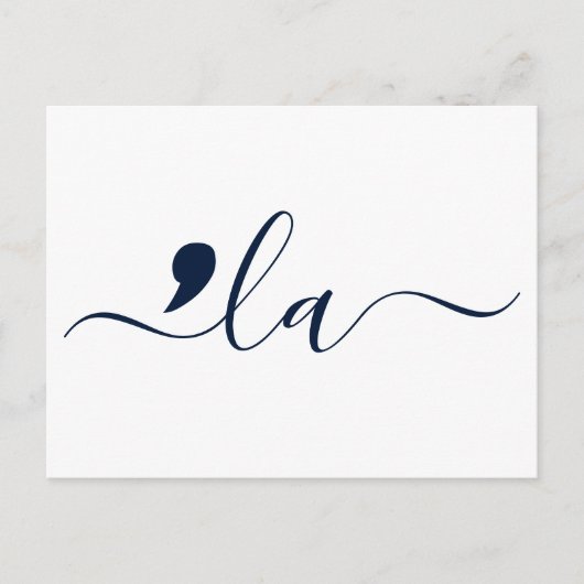 Elegant script Kamala Harris voor President Briefkaart (Voorkant)