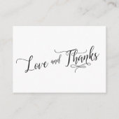 Elegant Script Laten we het hebben over Gifts Wedd Informatiekaartje (Achterkant)