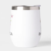 Elegant Script Letter I Monogram Gepersonaliseerde (Links)