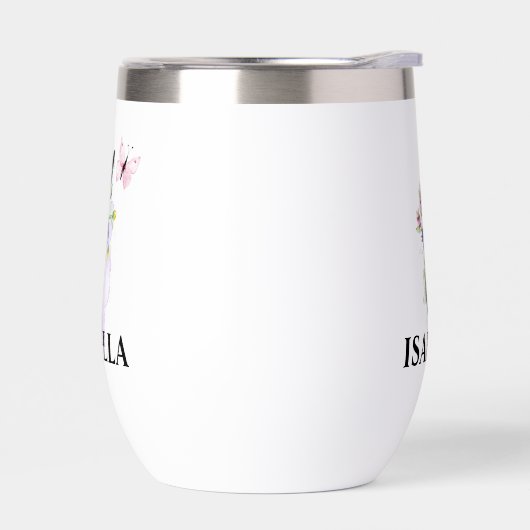 Elegant Script Letter I Monogram Gepersonaliseerde (Links)