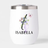 Elegant Script Letter I Monogram Gepersonaliseerde (Voorkant)