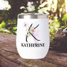 Elegant Script Letter K Monogram Gepersonaliseerde