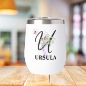 Elegant Script Letter U Monogram Gepersonaliseerde